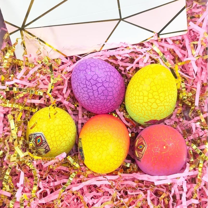 Amsthow Crinkle Paper Filler Gold and Pink Shredded Stuffing 1/2 LB Gift Basket Box Wrap Cut Raffia Grass for Easter Decoration Wedding - Image 4